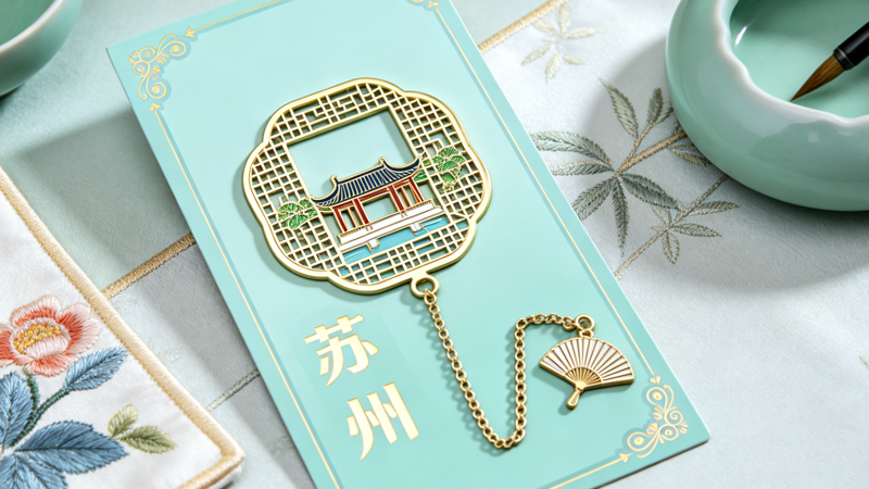 Chinese landmark bookmarks