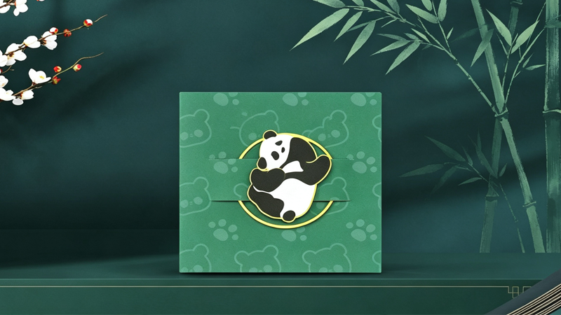 Chinese panda bookmarks