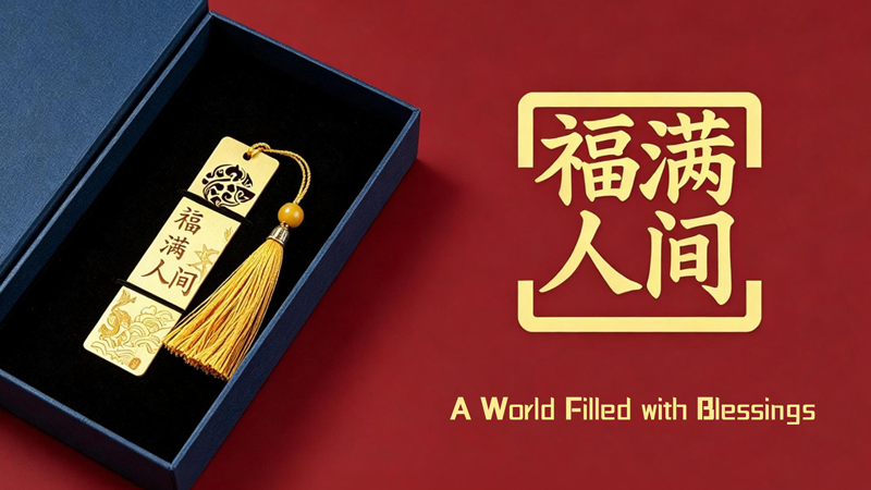 Chinese Blessing Bookmarks